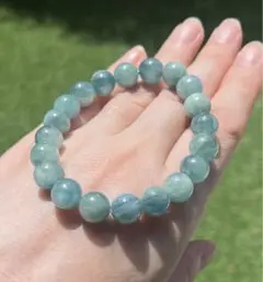 高品質✨希少グリーンカイヤナイトᗢᘏ੭天然石✨10ミリ玉！受験生！集中力up