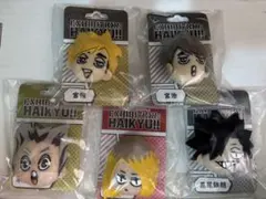ハイキュー展 フェイスバッチ 木兎 宮侑 宮治 孤爪 黒尾