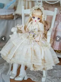 MSD適合 廃盤 1/4 BJD トルソー レジン製 アーティスト手描きメイク 