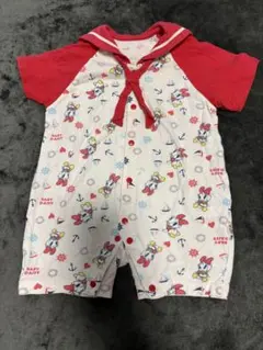 Disney ミニーマウス柄ロンパース　ベビー