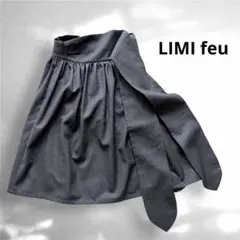 美品✨リミフゥ 2way ミニスカート ベアトップ バックル ラップ 黒