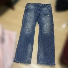 ワイドパンツ デニム