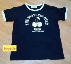 Jouetie プリントTシャツ 半袖 黒のサムネイル