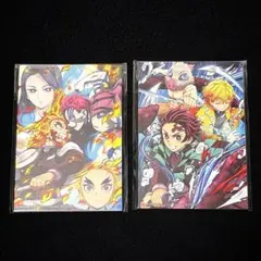 鬼滅の刃 映画　無限列車編　来場御礼入場者特典 第6弾　イラストカード 2セット