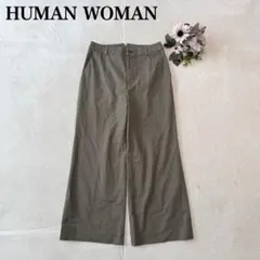 リネン ワイドパンツ