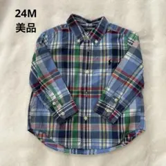 Ralph Lauren チェック柄 長袖シャツ 24M