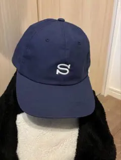 STUSSY ネイビー メッシュキャップ - メルカリ