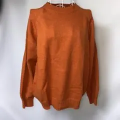 SHEIN Dazy リブニット オレンジ セーター レディース XL