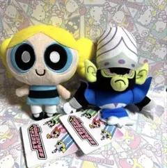 パワーパフガールズ　ぬいぐるみ　バブルス　モジョジョジョ　タグ付きのサムネイル