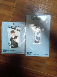 ＆TEAM　HARUA　缶バッジ　アクリルキーチェーン