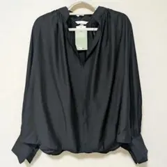 黒シャツ レディース オーバーサイズ