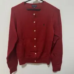RALPH LAUREN レッド カーディガン サイズ160