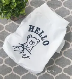 【新品未使用】 くまちゃん　犬服　トレーナー　春　生地薄め