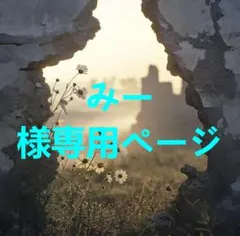 みー様専用ページ