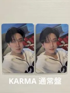 stray kids karma トレカ 封入 両面 通常盤 チャンビン