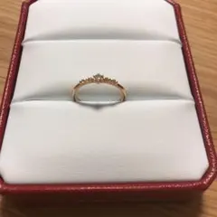 美品 4°C ダイヤモンド リング 指輪 ゴールド 7号 即日発送‼️