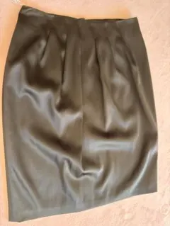 ナチュラルビューティー黒 サテンタイトスカート サイズ38 新品