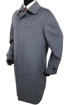 ロングコート　ナイロン100% グレー