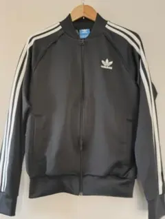 adidas ブラック ジャージ トラックジャケット アディカラー atp