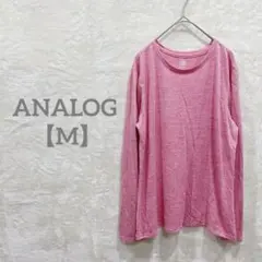 匿名配送✨ANALOG 【M】長袖Tシャツ トレーニングウェア ピンク