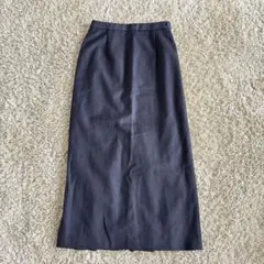 ALBERTA FERRETTI ロングタイトスカート ネイビー US8