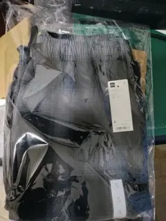 最新版 新品未使用 GU ジーユー フランネルイージーパンツ ブラック お洒落