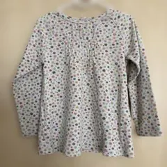 KP ニットプランナー花柄 長袖カットソー　110