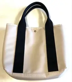 アンジェ　仕切り付きトートバッグ　アイボリー