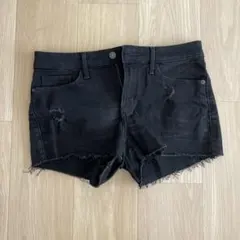 アバクロ デニム ショートパンツ ダメージジーンズ