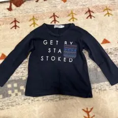 THE SHOP TK 長袖カットソー ネイビー 100サイズ