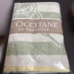 L'Occitane ロクシタン ノベルティ 新品 ストライプバスタオル
