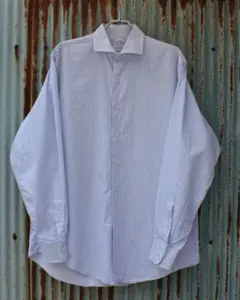 90s Brooks Brothers ストライプ コットンシャツ USA製