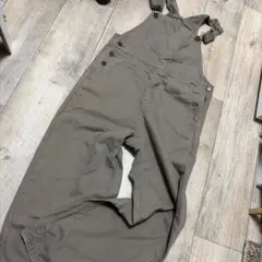 ブラウン コットンオーバーオール