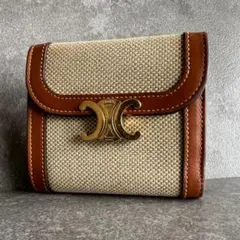 ✨CELINE✨セリーヌ スモール トリオンフウォレット キャンバス