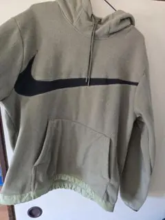 Nike フリースパーカー Lサイズ オリーブグリーン