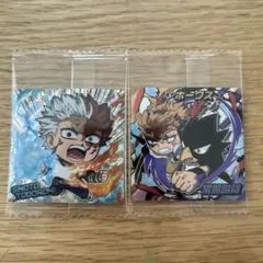 ヒロアカにふぉるめーしょんウエハース　轟焦凍とホークス シールセット