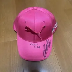 PUMA ピンクキャップ 小祝さくら選手サイン入り