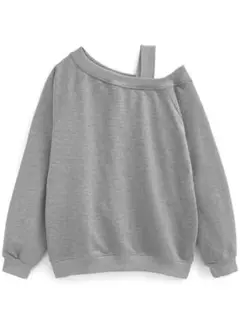 ワンショルダースウェットトップス[ac2502]