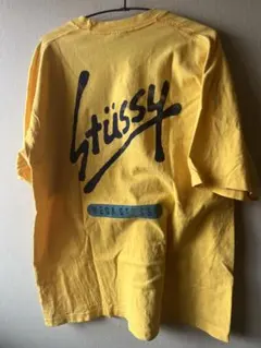 USA製stussy xl tシャツ　超美品ヴィンテージイエロー