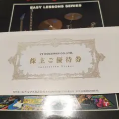 VTホールディングス株主優待券　1冊　未使用