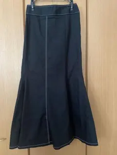 GU ブラック フレアスカート Sサイズ