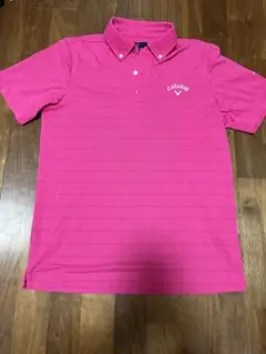 値下【即購入OK】即発送！Callaway ピンク ポロシャツ L