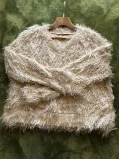 新品、 試着のみ　mystic ふわふわニット セーター F