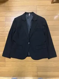 UNIQLO ユニクロ パンツスーツ上下 ブラック レディース