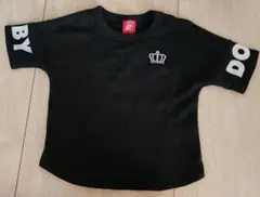 王冠デザインTシャツ ブラック 95cm