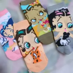 新品♡ベティーブープ♡靴下4足セットのサムネイル
