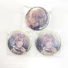 棗巳波 ブラホワ 缶バッジ アイドリッシュセブン アイナナ ŹOOĻ 棗巳波 ブラホワ BW 缶バッジ