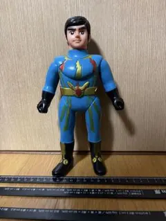 仮面ライダーX ソフビ フィギュア レトロ(マスク無し) - メルカリ