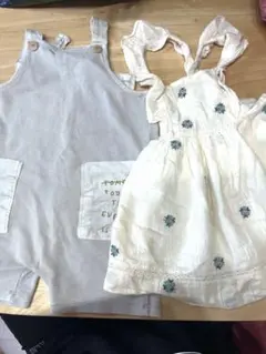 最終値下げ✩ZARA 子ども服　ワンピース　オールインワン2着