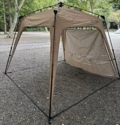 美品　QUICKCAMP ベージュ タープ・シェード 美品 QUICKCAMP ベージュ タープ・シェード QUICKCAMP ☆サンド